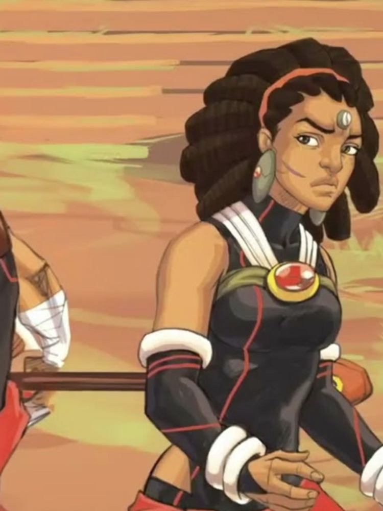 A still from ‘Aurion: Legacy of the Kori-Odan’ trailer showing a male and female character.