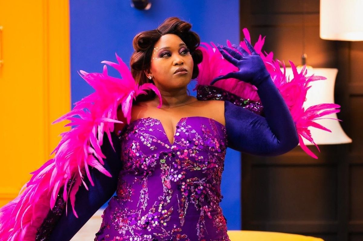 A still photo of June Njenga from the comedy series, ‘Big Girl Small World.’