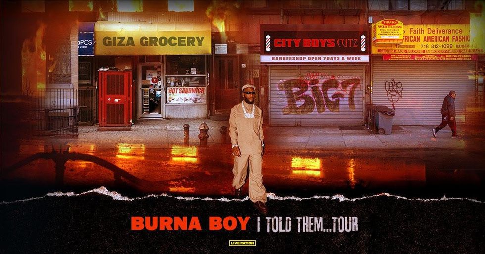 Burna Boy Declares I Told Them… Tour