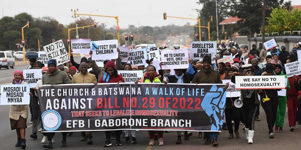 Demonstrations Erupt In Gaborone Against Proposed Legalization Of Same Sex Relations In Botswana