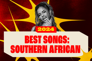 The cover art for OkayAfrica’s Best Southern African Songs of 2024 featuring Tyla.